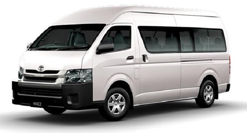 14 Seater High Roof Hiace Van Charter